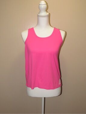 Reebok Hot Pink Athletic Tank Top, Size 14/16 (XL)